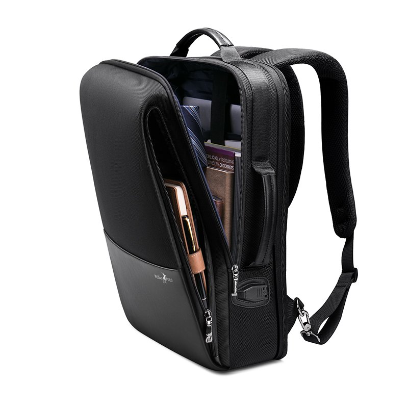 Wholesale Business Simple Laptop Backpack 17 inch Computer Bag USB School Charging Waterproof Travel Backpack Men