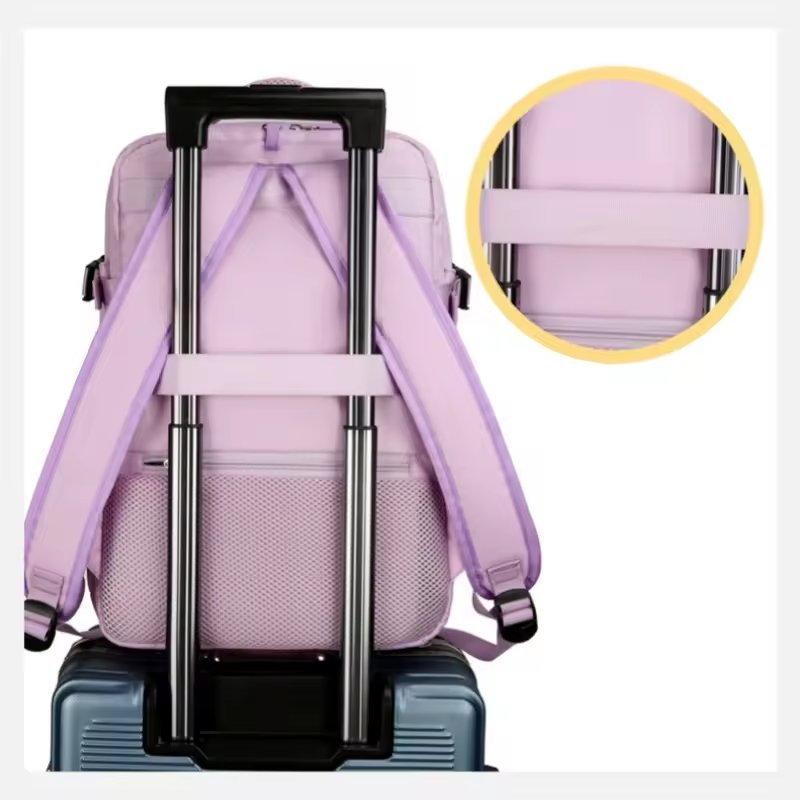 Custom Logo Backpack Unisex Capacity Leather Office Computer Bag Nylon Anti Theft Laptop Backpack With Usb ack with USB Unisex