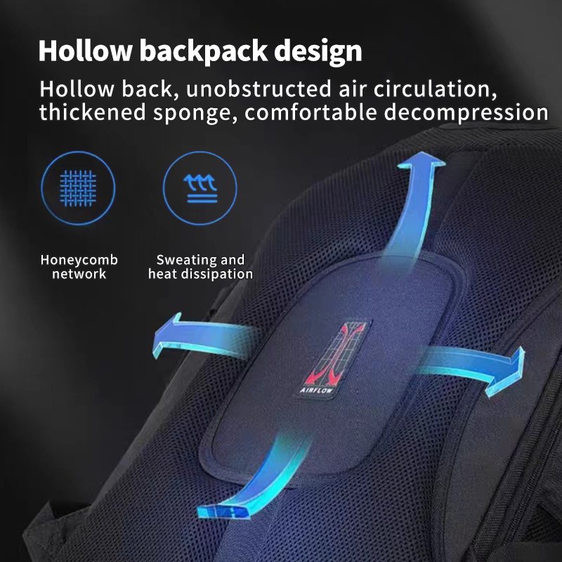 2024 Unisex Best Quality Swiss Knife Backpack Waterproof Laptop Backpack USB Port Zipper Closure Polyester Lining Travel Camping