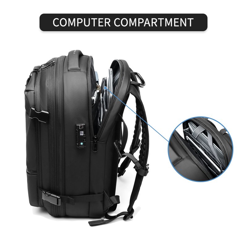 airbag backpack with vacuum system bag laptop backpack wholesale multifunctional luxury travel equipments