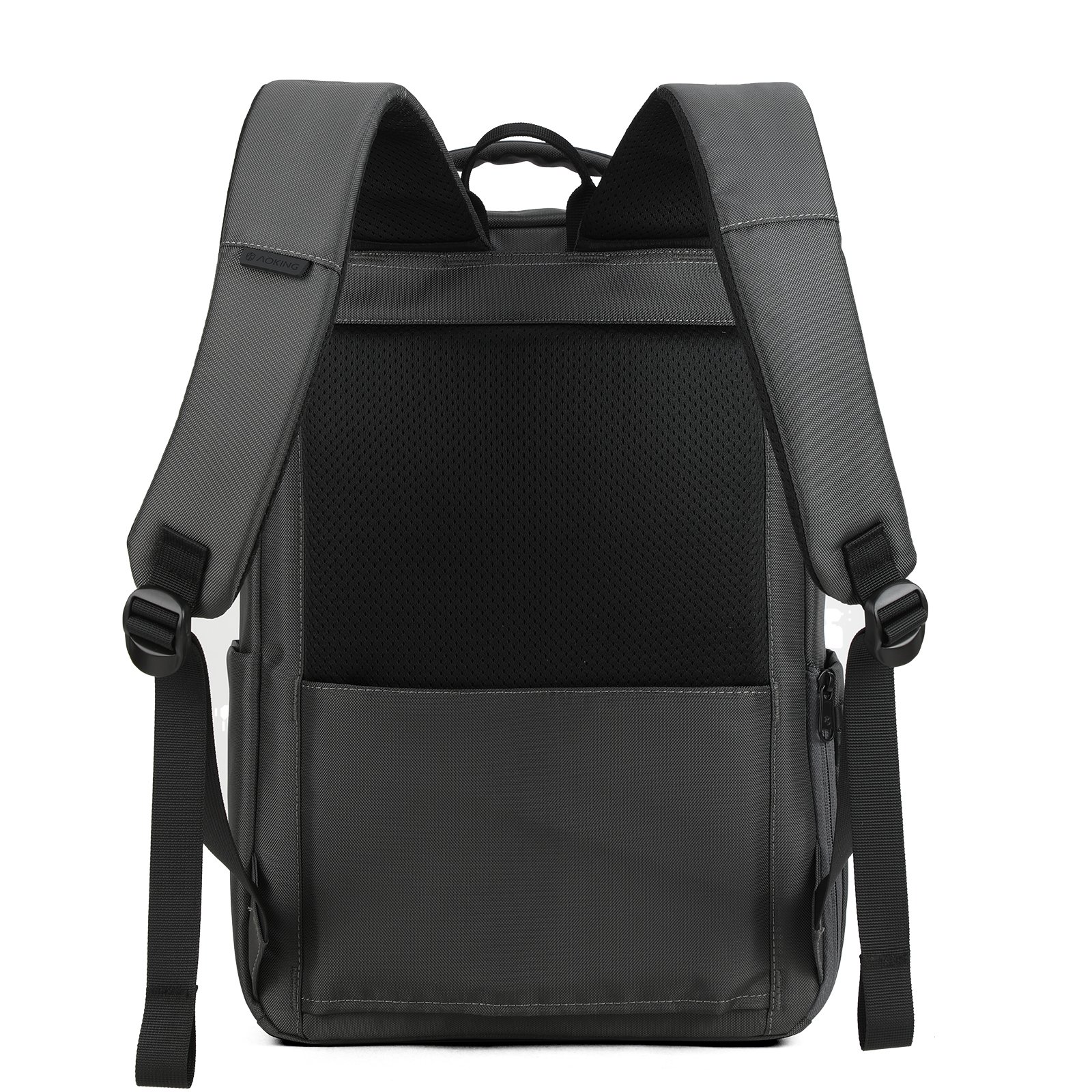 Travel Waterproof Gray Oxford School Bag Cheap Student Laptop Backpack Wholesale Logo Custom Durable Business Polyester Fashion