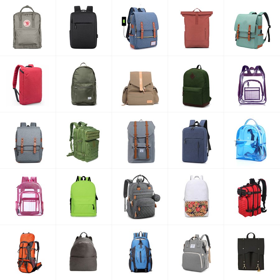 2022 RPET Wholesale Fashion Black Smart Waterproof Sport Travel Designer Custom Hiking Laptop Back Pack School Backpack Bag