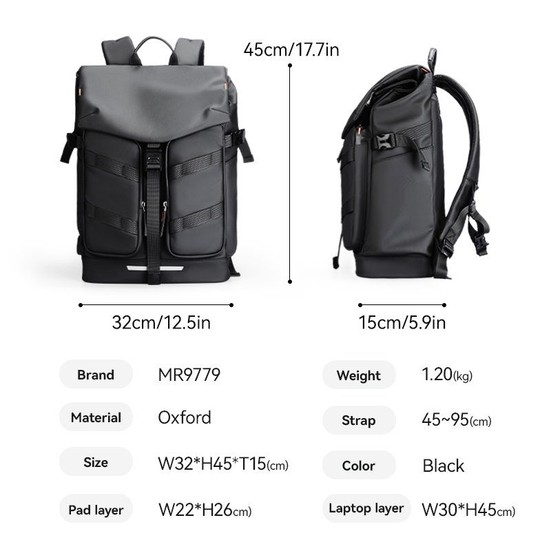 Mark Ryden Factory hot sale laptop bag multifunctional travel backpack work out shoulder bag G_MR9779-B