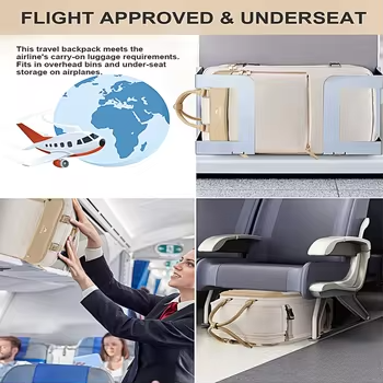 Large Capacity Flight Approved Weekender Bag Business Notebook Back Pack Travel Laptop Backpack With Shoes Compartment