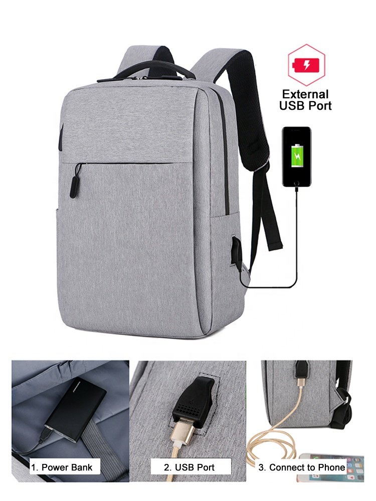 KAIFEI Waterproof Nylon Cheap Laptop Backpack With Compartment Anti-thieft Backpack Computer