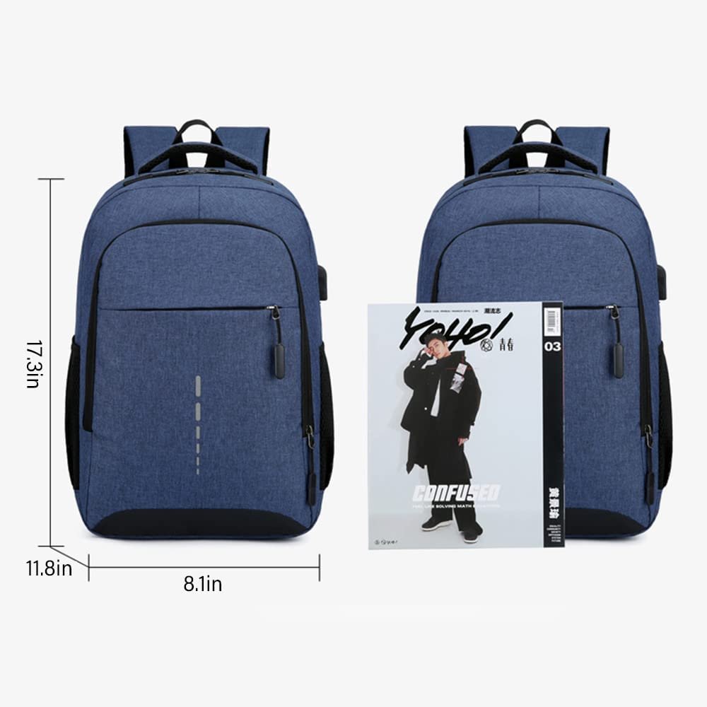 Free Sample Laptop Backpack Water-Resistant Padded PC Bag with USB Feature College Travel Daypack or Purse Backpack