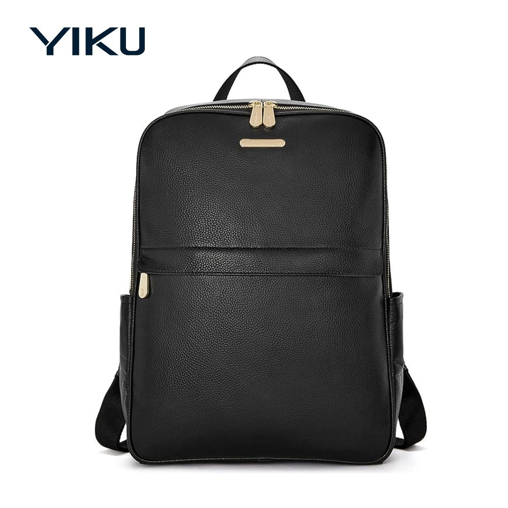Genuine Leather Backpacks Ladies Travel Bag Custom LOGO Design Business School Laptop Backpack For Women