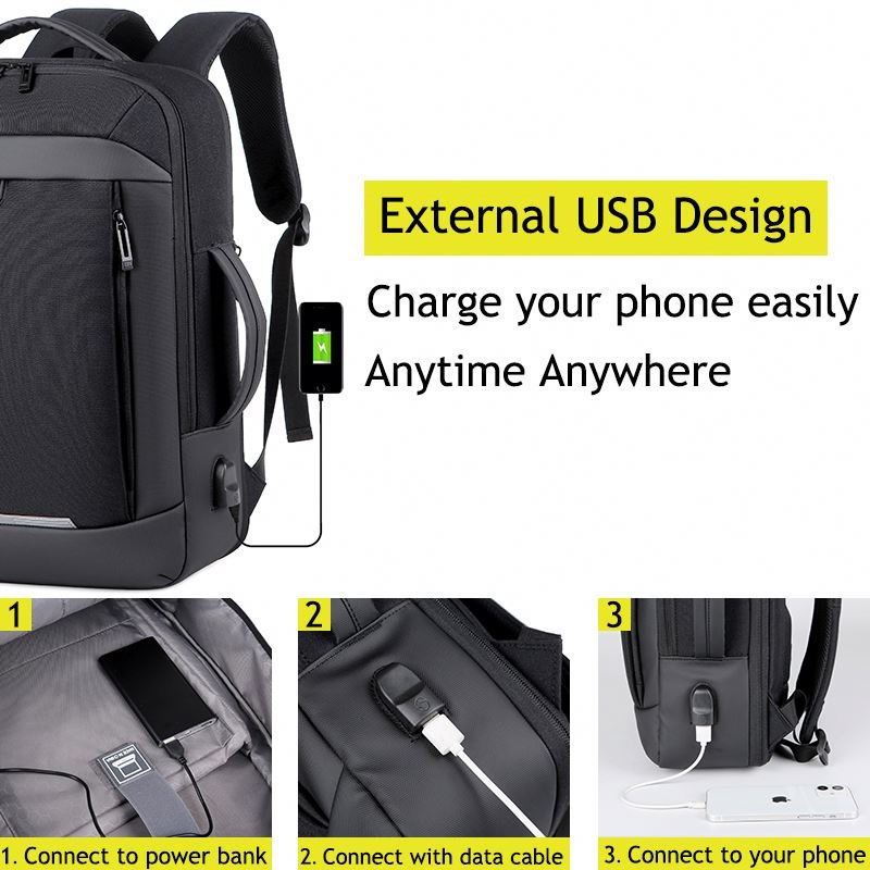 Oxford Waterproof Travel Laptop Backpack Bag 2022 Men's business usb business outdoor leisure computer waterproof backpack