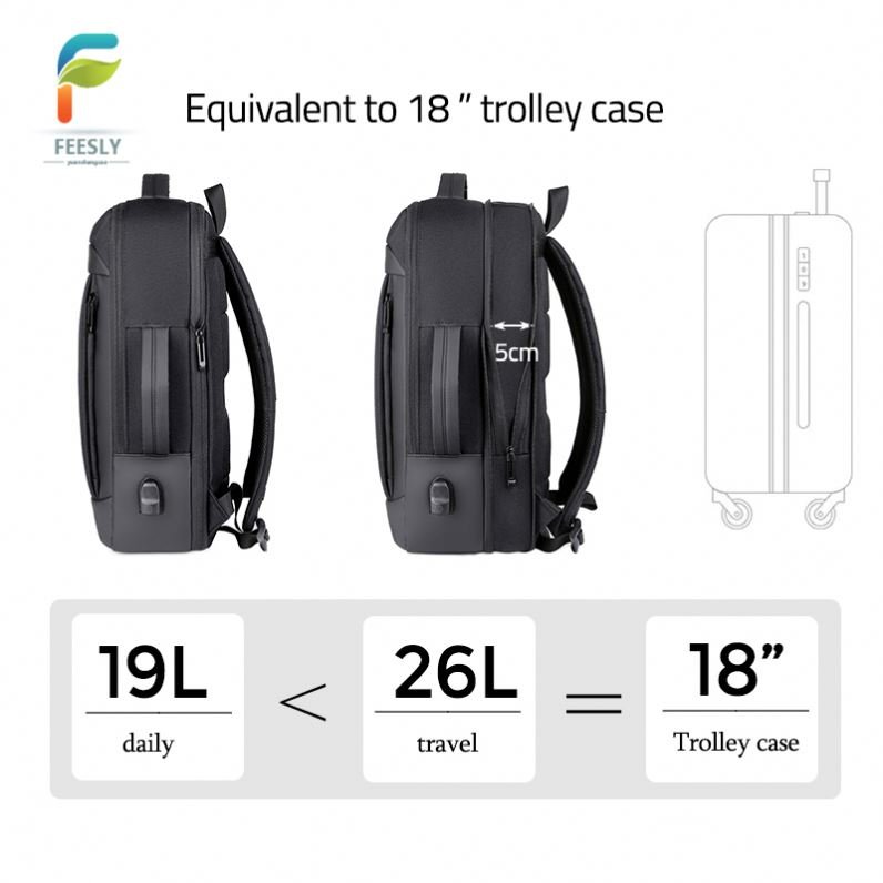 Oxford Waterproof Travel Laptop Backpack Bag 2022 Men's business usb business outdoor leisure computer waterproof backpack