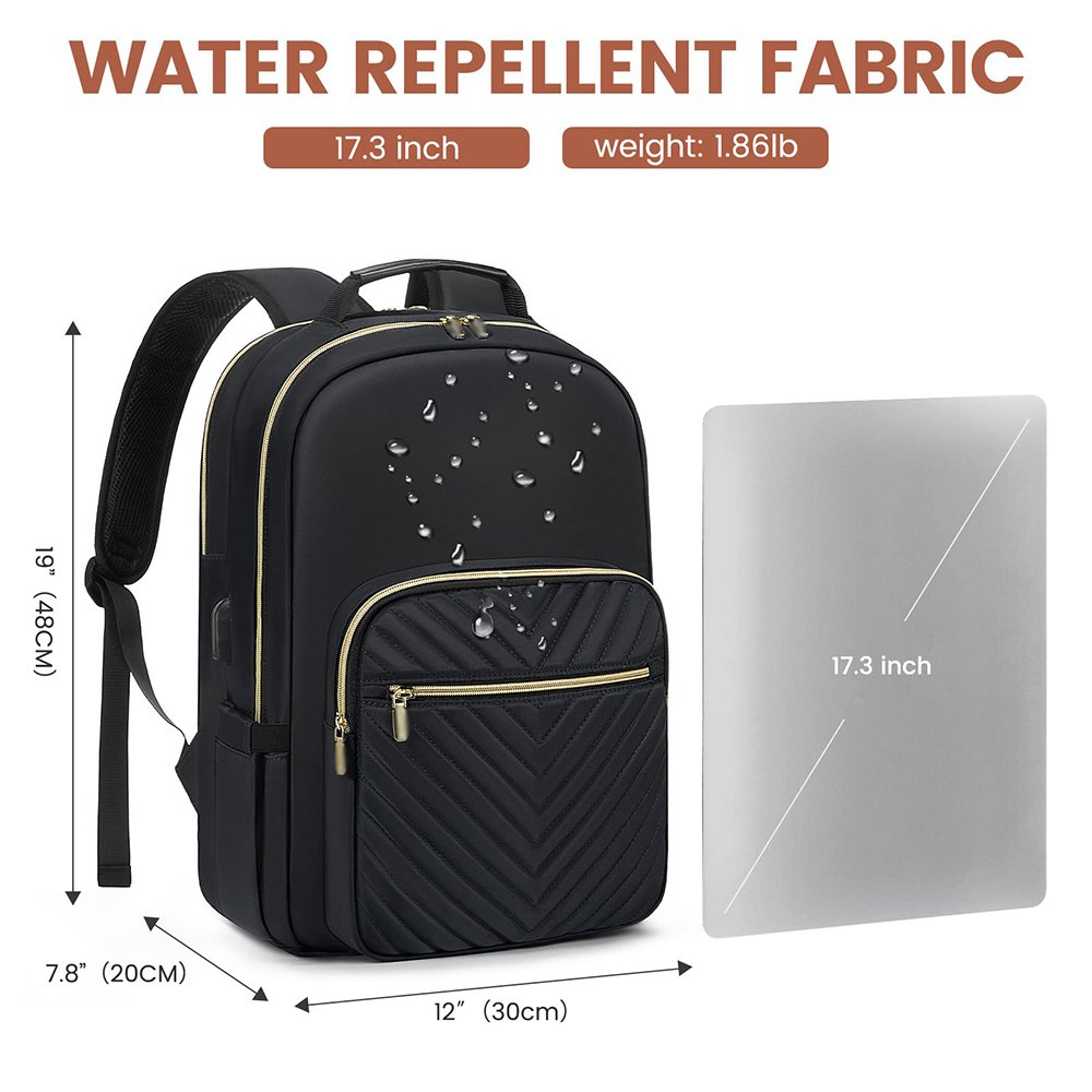 BSCI custom Laptop Backpack for Women 17.3 inch,Cute Womens Travel Backpack Purse,Professional Computer Bag