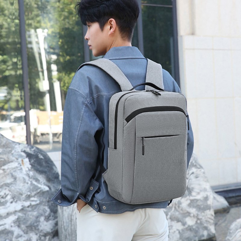 High quality laptop backpack 15.6inch custom logo USB business mens unisex backpack bag for college students travel computer bag