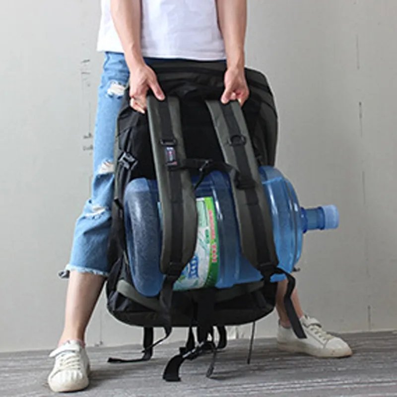 Simple Oversized Outdoor Backpack 80L Lightweight Large Rucksack Unisex Climbing Travel Rucksack