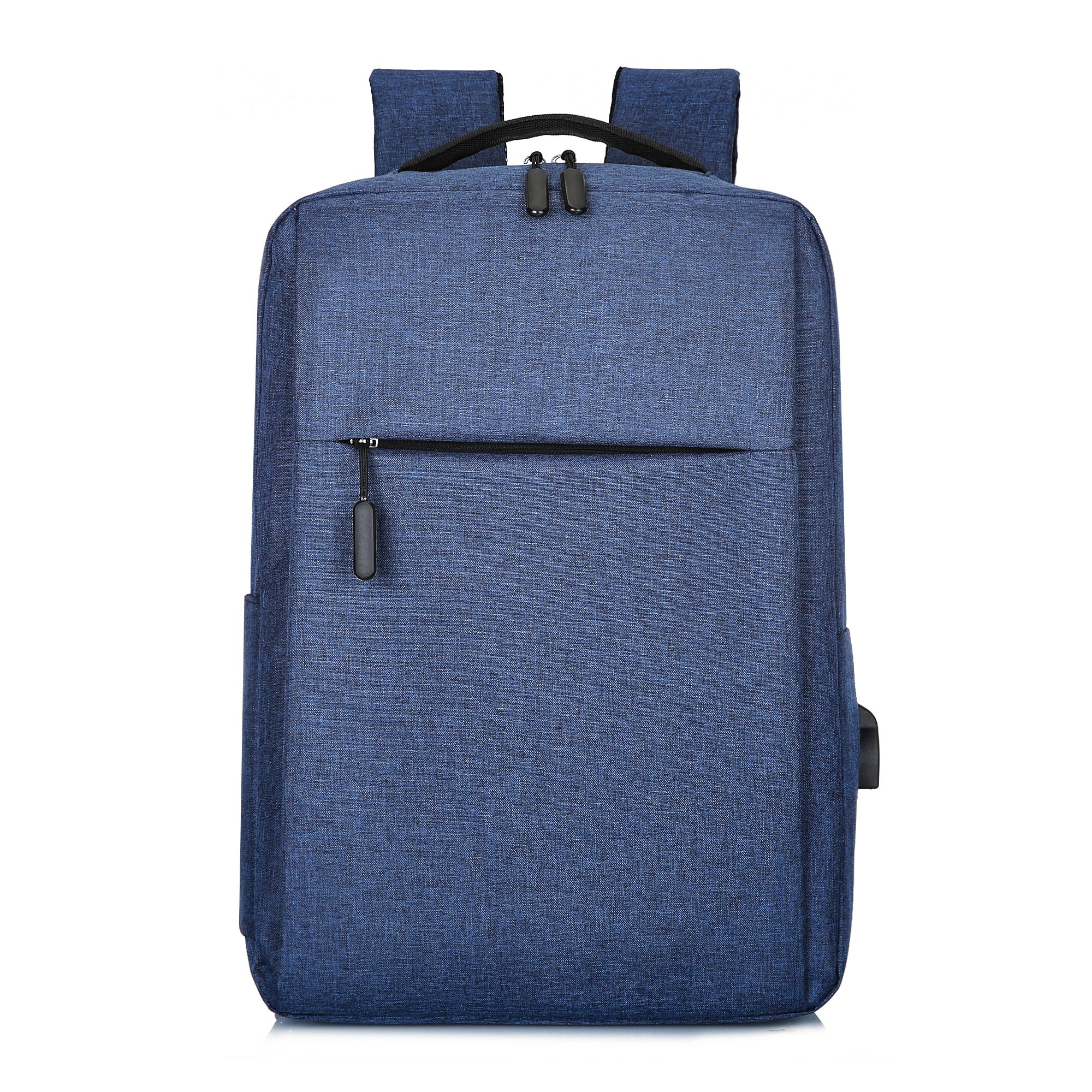 New Design Black Oxford Mens USB Charger College School Business Back Pack Laptop Bags Backpack
