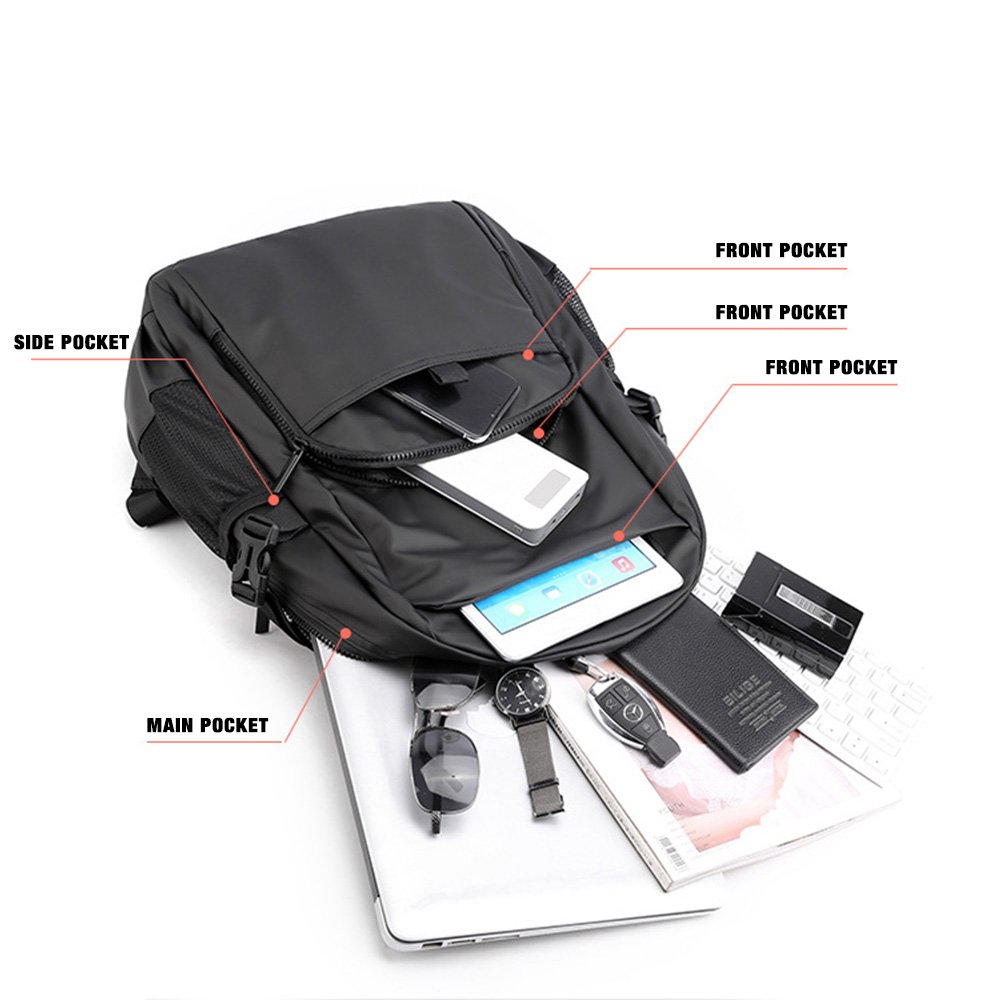 Personalized Business Bag Laptop Backpack with Custom Logo for Daily Commute Travelers
