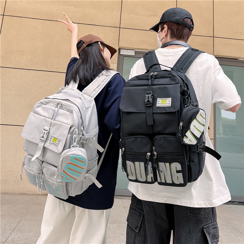 2023 multi-bag hanging small leisure backpack outdoor male ladies college student sports school bag