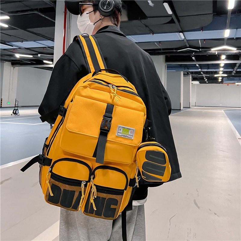 2023 multi-bag hanging small leisure backpack outdoor male ladies college student sports school bag