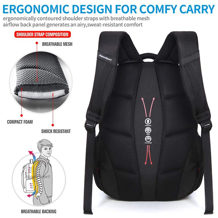 Premium Materials Laptop Backpack Business Travel Knapsack Fashion Waterproof Laptop Backpack