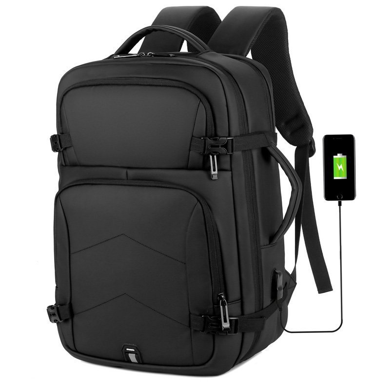 Weekender Carry-on Backpack Large capacity Travel Business Bagpack 15.6 inch Laptop USB Charging Waterproof Backpack For Men