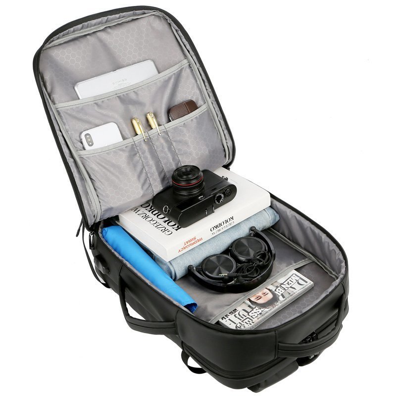 Weekender Carry-on Backpack Large capacity Travel Business Bagpack 15.6 inch Laptop USB Charging Waterproof Backpack For Men