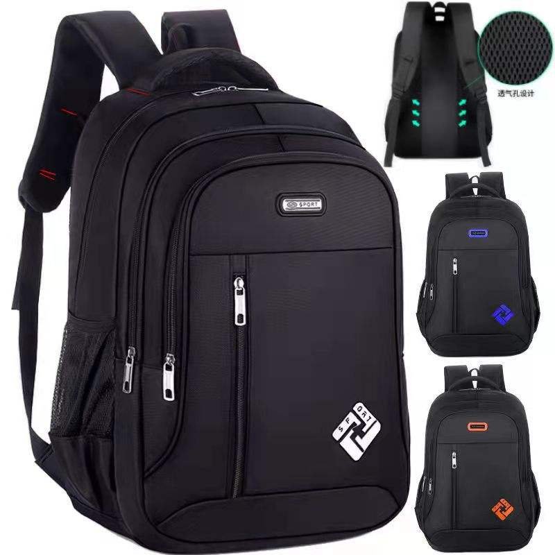 2024 Hot style running backpacks for teenagers sports USB waterproof anti-theft cheap laptop bag 15.6 inch for men