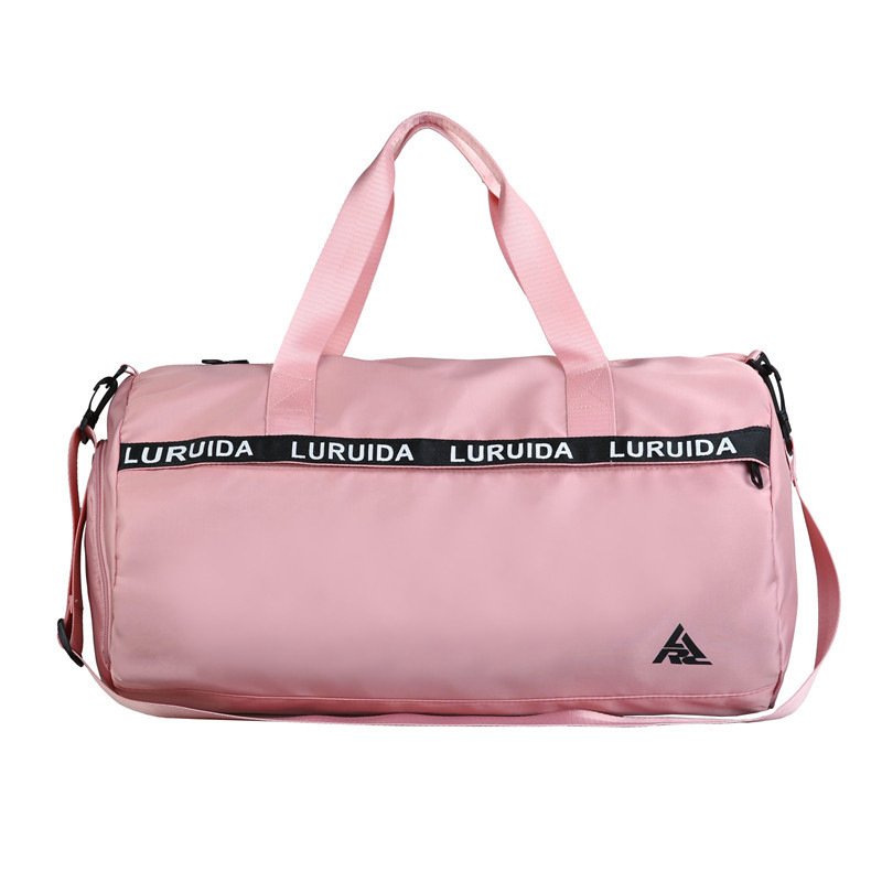 2024 Unisex Fitness Travel Duffle Bag Large Size Custom Sports Gym Yoga Design Waterproof Business Zipper New Arrival Black