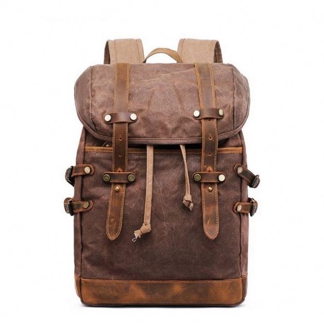 best selling custom casual sports canvas mochilas backpack with laptop compartment