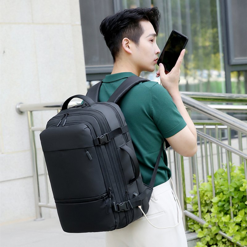 Good Selling Beg Bag Computer Waterproof Pack Large Man Bagpack Laptop Backpack Business Anti Theft 16" Polyester Fashion Unisex