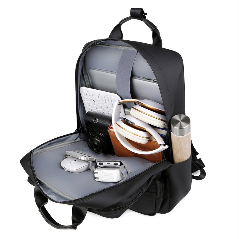 Wholesale Unisex Large Capacity Travel Backpack USB Waterproof Business Shoulder Computer Bag Strap Student Laptop Backpack