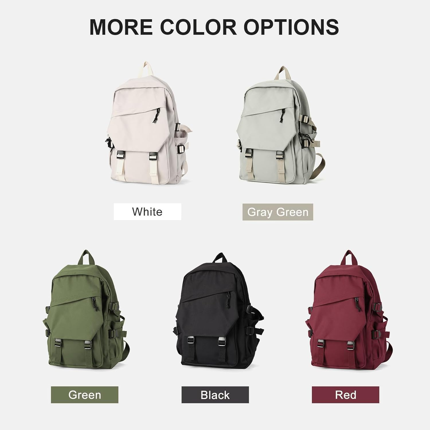 Lightweight Water-Resistant College Laptop Backpack for Men Women Casual Daypack High School Middle School Travel Sports Bookbag