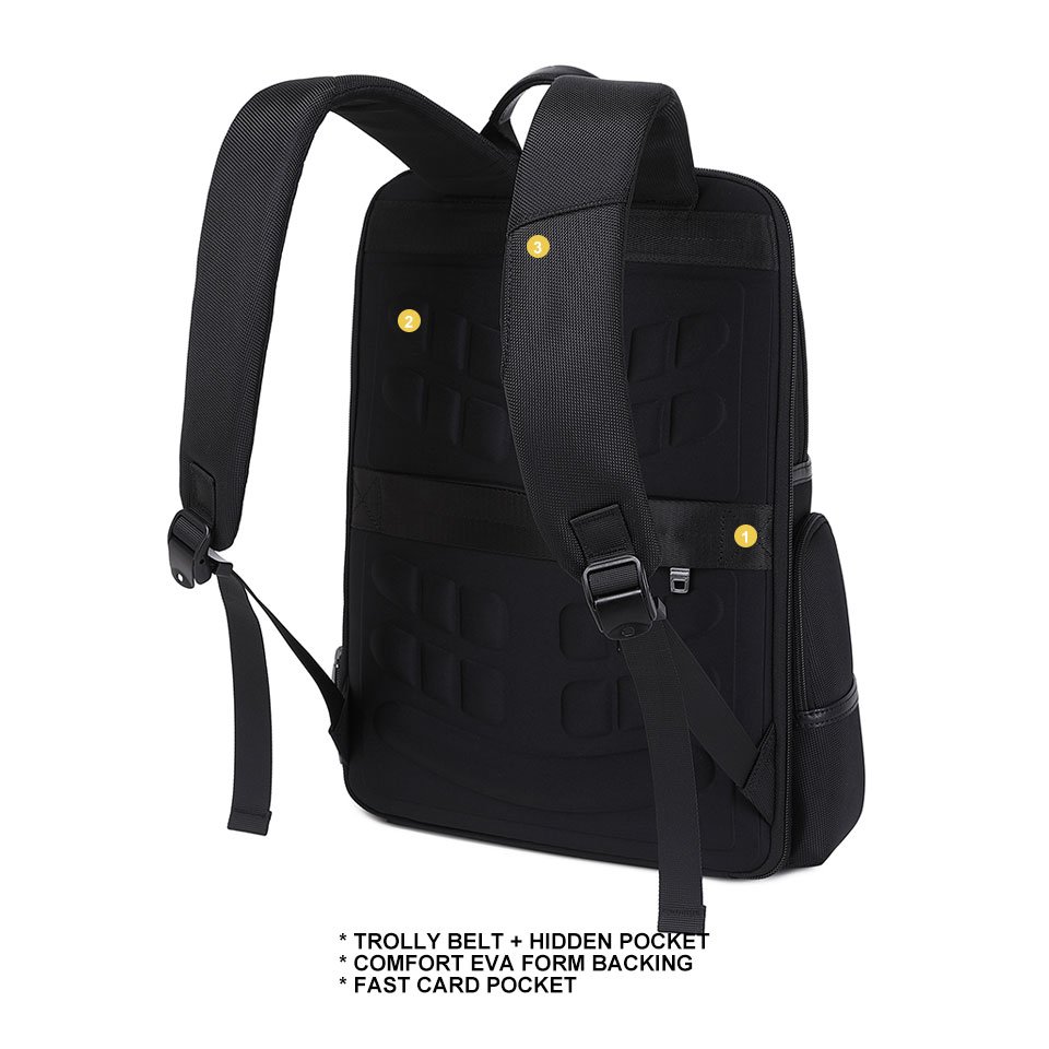 Guangzhou manufacturer ready ship blank logo designer laptop backpack bag for men