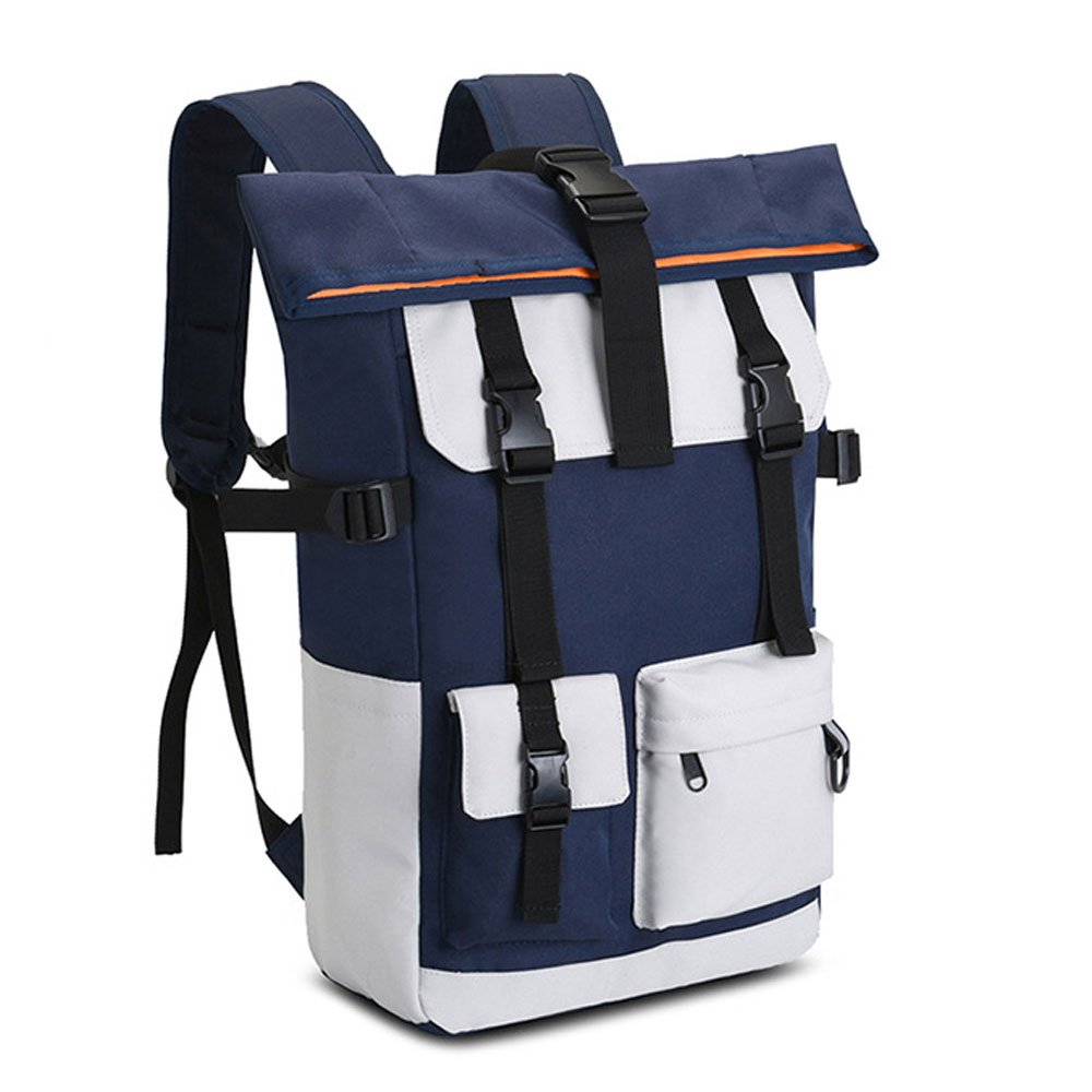 New Design 2022 Wholesale High Quality Outdoor Polyester Durable Big Capacity Laptop School Waterproof Roll Top Backpack