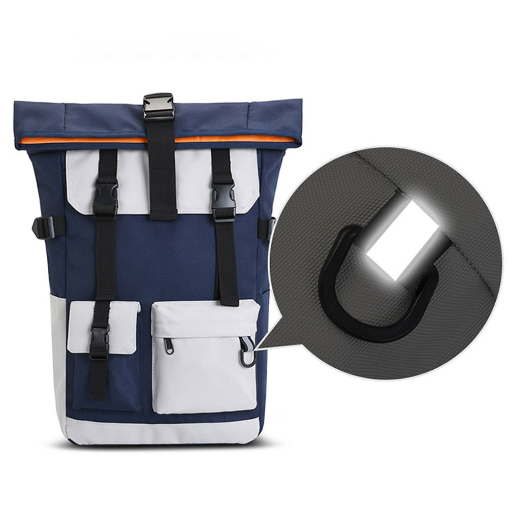New Design 2022 Wholesale High Quality Outdoor Polyester Durable Big Capacity Laptop School Waterproof Roll Top Backpack