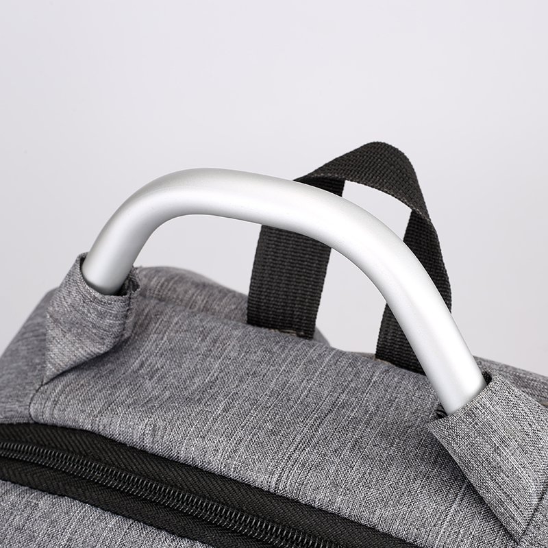 2021 17.5 inches night luminous strap USB charger headset jack army green aluminum handle laptop backpack bag