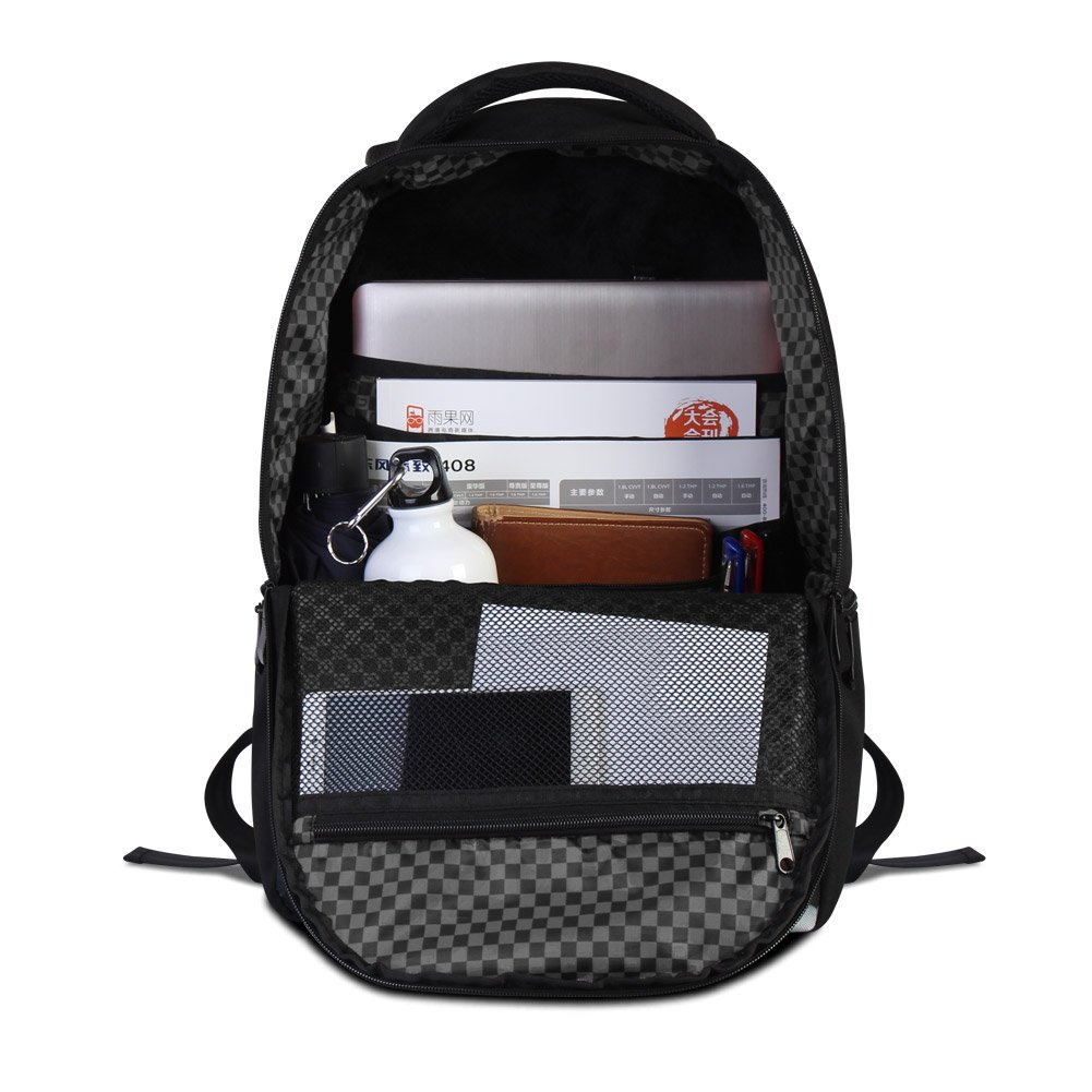 Skull Print Gym Bag Back Pack Custom Logo Bagpack Laptop Backpack for Men