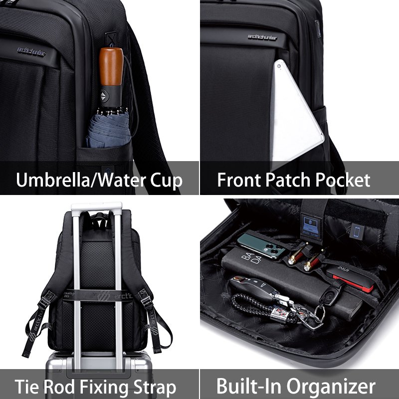 Arctic Hunter Business Backpack 15.6Inch Expandable Backpack Travel Luggage Bagpack Other Backpacks mochilas
