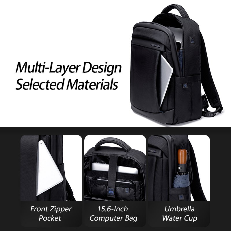 Arctic Hunter Business Backpack 15.6Inch Expandable Backpack Travel Luggage Bagpack Other Backpacks mochilas