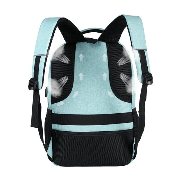 New Custom Unisex Smart Laptop Backpack USB Charging Port Waterproof Anti-Theft Travel Bag College Business Outdoor Use Nylon