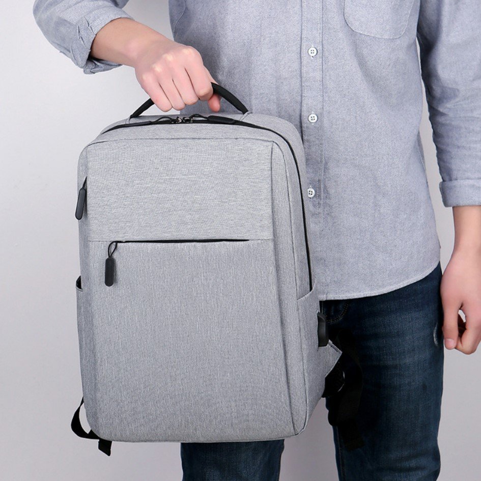 Russia Market Hot Sell Business Man Laptop Backpack Lightweight Four Colors Interior Compartment USB Charger Laptop Backpack