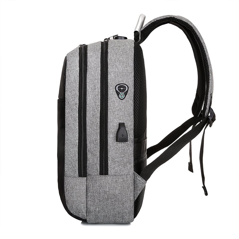 Custom Logo waterproof computer Schoolbag Anti-theft Men's Mochilas Teenager travel Laptop Backpack Bag With USB