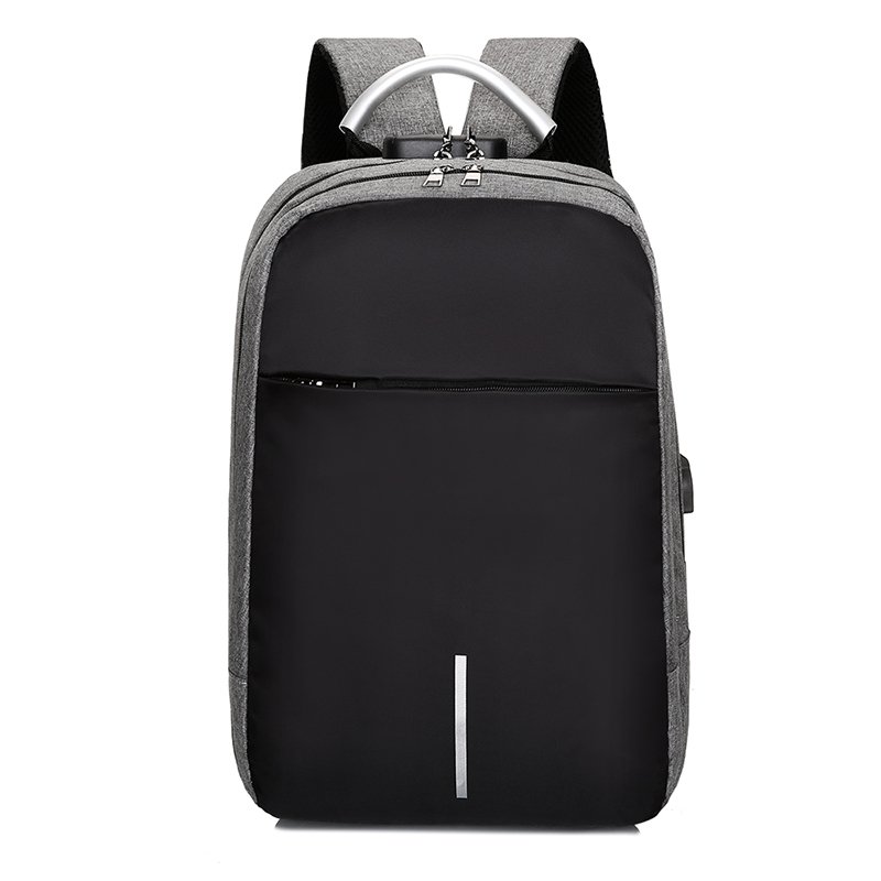 Custom Logo waterproof computer Schoolbag Anti-theft Men's Mochilas Teenager travel Laptop Backpack Bag With USB