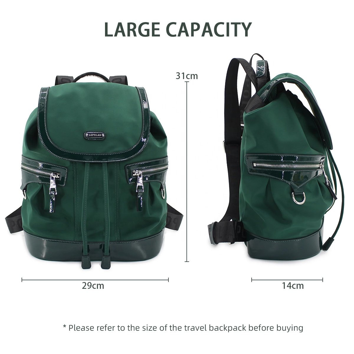 LAPOLAR Large Capacity Custom Logo Waterproof Laptop Backpack Travel Backpack Women Men Backpack School Bags