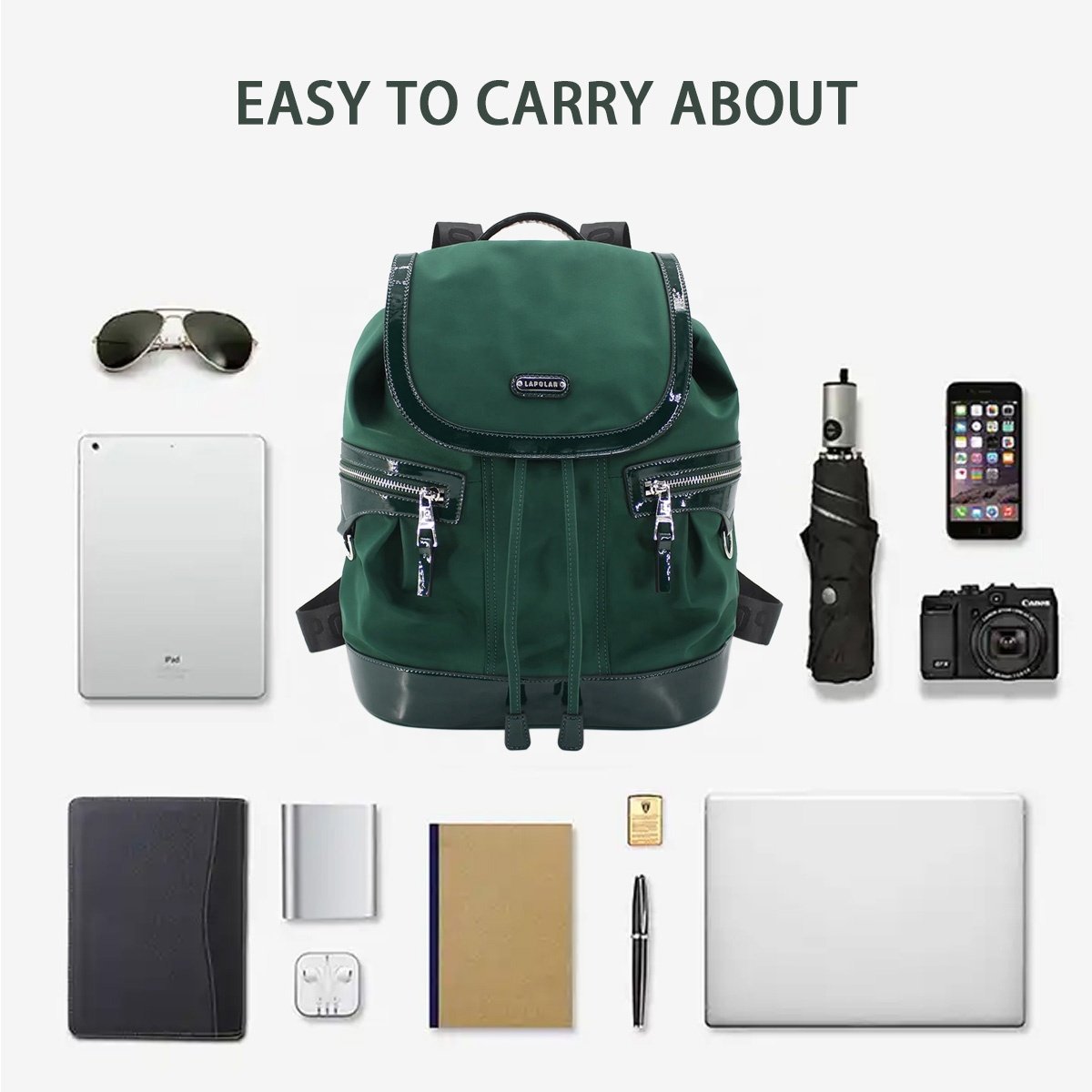LAPOLAR Large Capacity Custom Logo Waterproof Laptop Backpack Travel Backpack Women Men Backpack School Bags