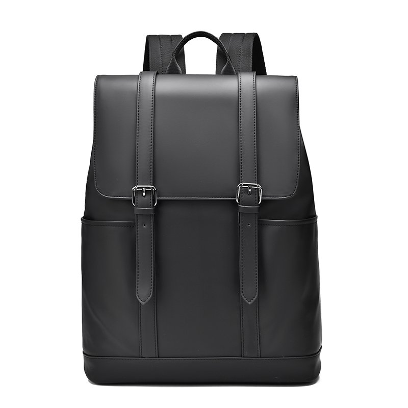 Fashion trend Luxury PU waterproof fabric travel laptop bag Men's backpack suitable for daily work and attendance
