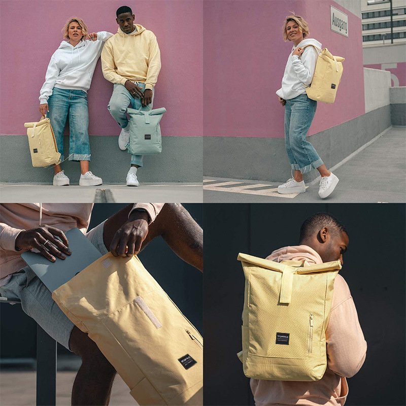 New large capacity Oxford cloth sports backpack trendy high school student campus leisure student backpack