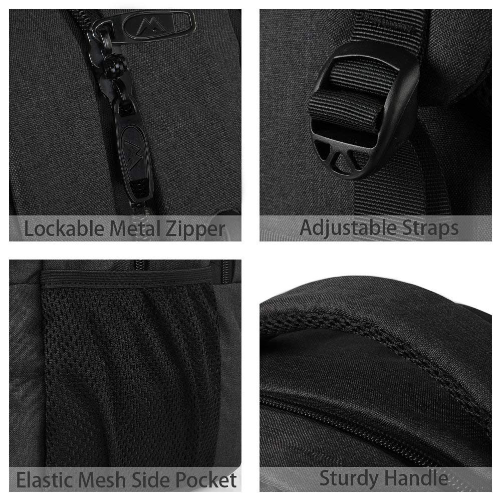 Fashion Trending 3D Business Back Pack with tsa lock smart Usb anti lost tracker Anti-thief Waterproof Business Laptop Backpack