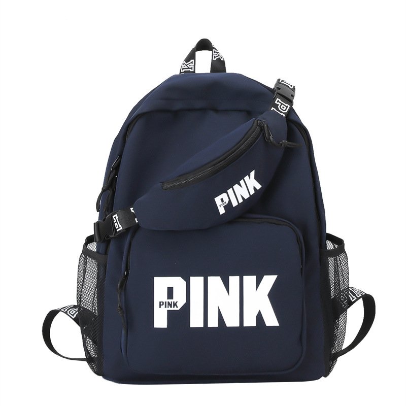 Custom Logo Pink Women's Travel Backpack School and Leisure Backpack with Fashionable Design for Young Girls