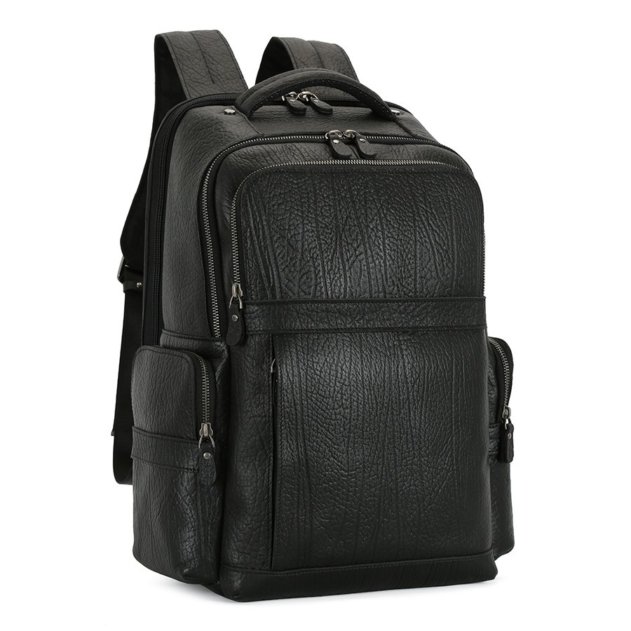 Custom Vintage High Quality Business Outdoor Travel Cowhide Real Leather Laptop Bag Back Pack Men's Genuine Leather Backpacks