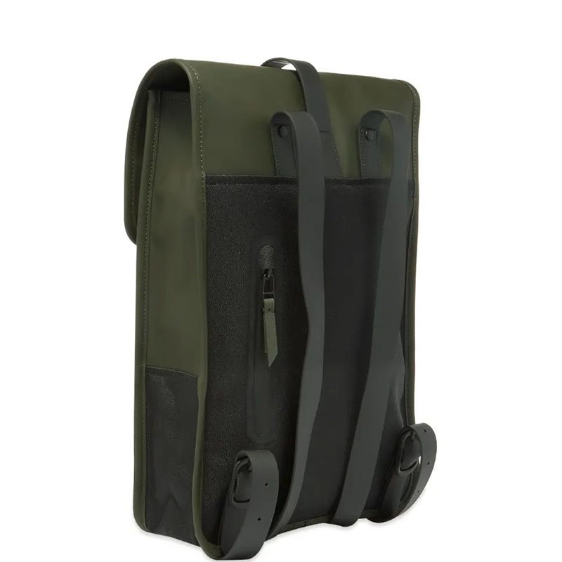 custom logo casual leisure slim travel modern men women computer smooth vegan leather laptop rain backpack