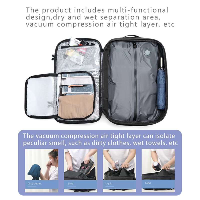 New smell proof waterproof backpack bags backwoods laptop bags anti theft for men backpacks