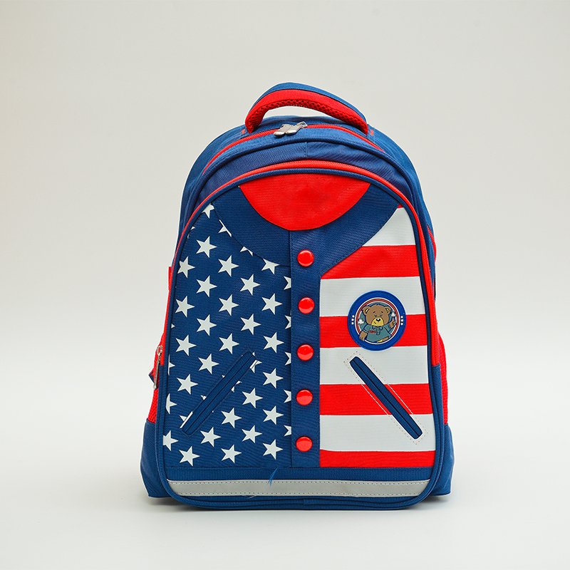 America Style Custom High Quality Multi-function Canvas University Student School Bags Laptop Backpack